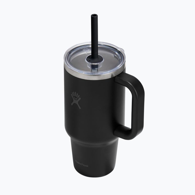 Термокружка Hydro Flask Travel Tumbler Clear Lid black 3