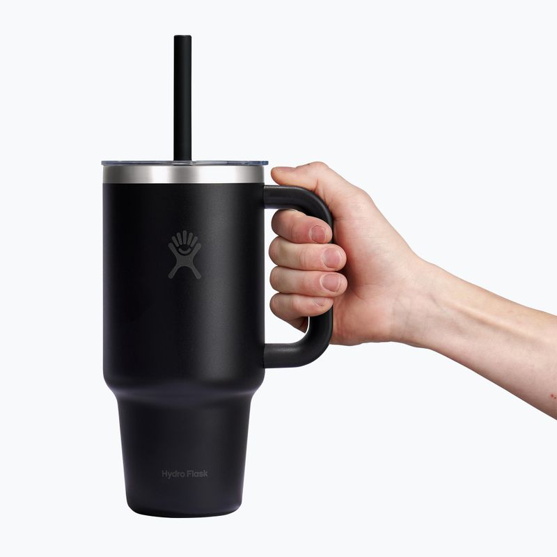 Термокружка Hydro Flask Travel Tumbler Clear Lid black 5