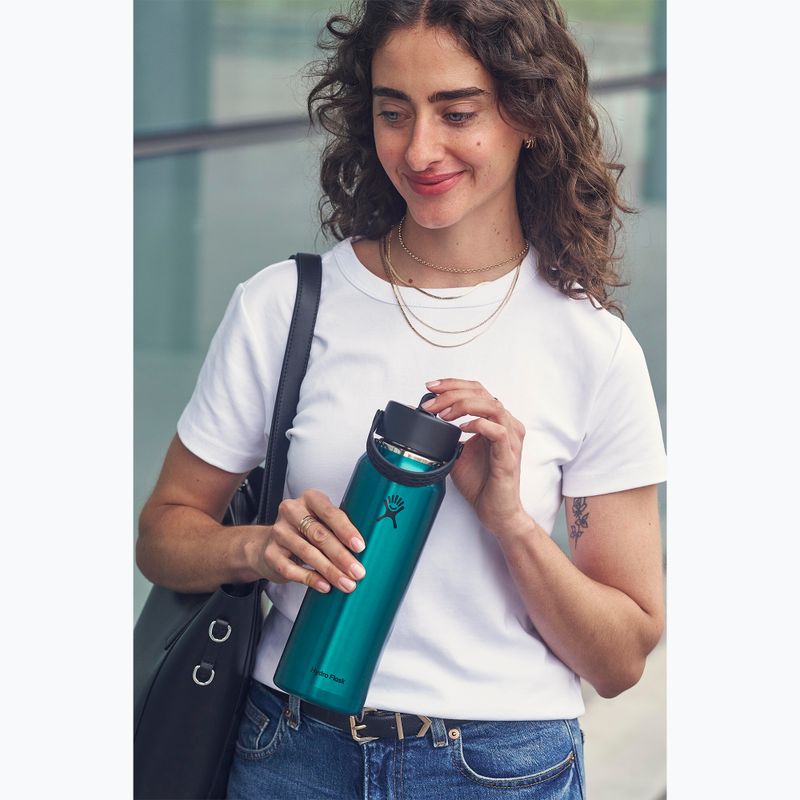 Термопляшка Hydro Flask Lightweight Wide Flex Straw 946 мл emerald green 5