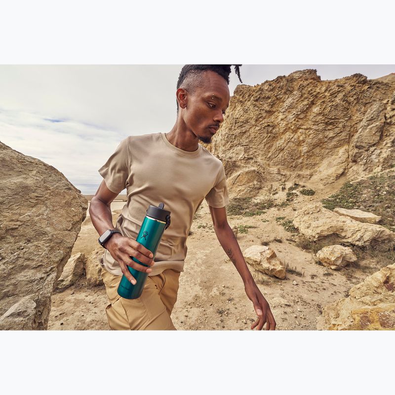 Термопляшка Hydro Flask Lightweight Wide Flex Straw 710 мл emerald green 5