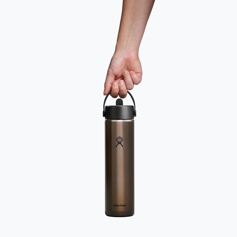 Термопляшка Hydro Flask Lightweight Wide Flex Straw 710 мл obsidian 4