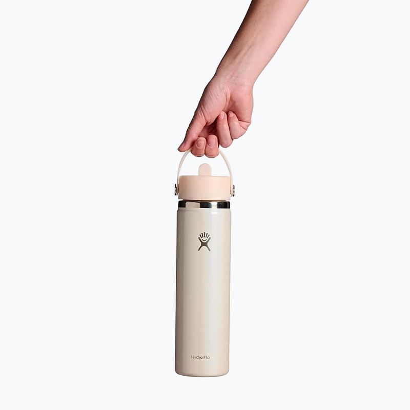 Термопляшка Hydro Flask Wide Mouth with Flex Straw Cap 710 мл glimmer cream 3