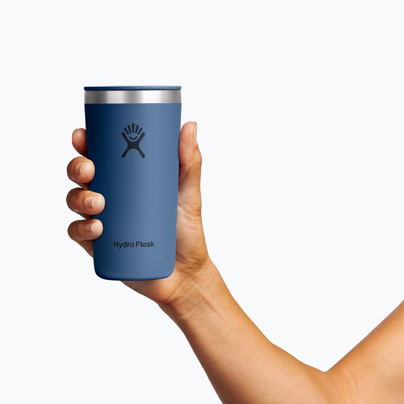 Термокружка Hydro Flask All Around Tumbler Press-In LID 355 мл harbor blue 3