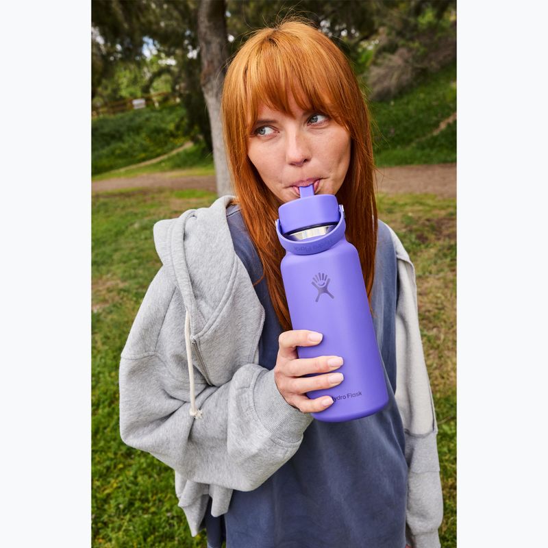 Пляшка термічна Hydro Flask Wide Flex Straw 946 ml utopia purple 4