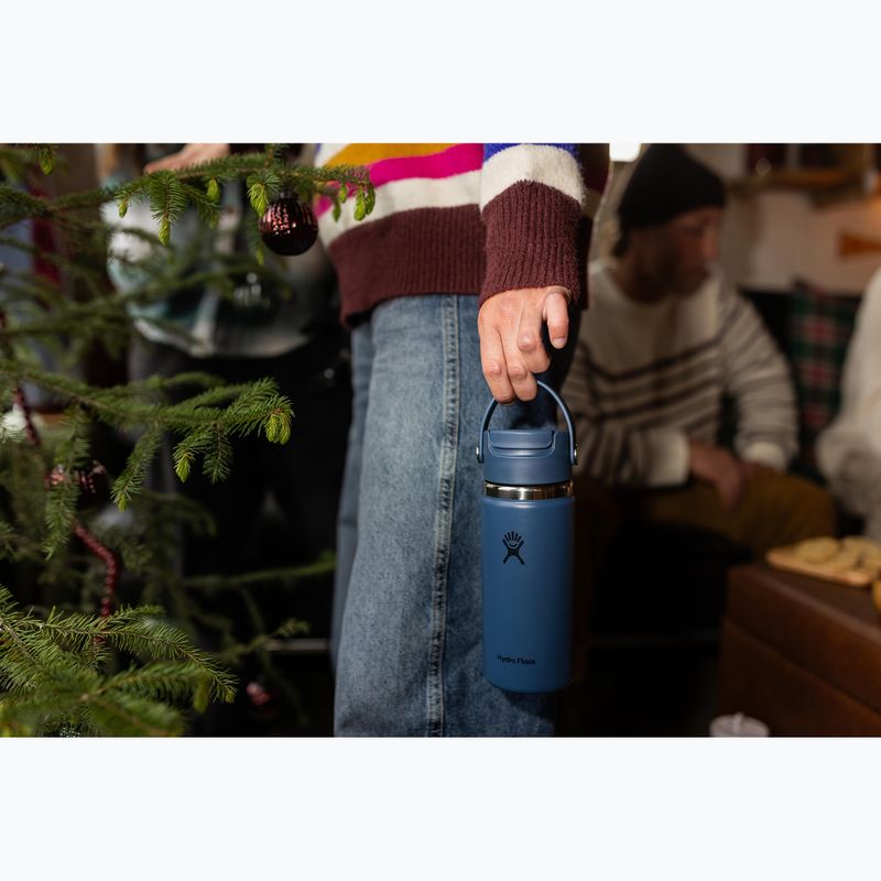 Термокружка Hydro Flask Travel Mug Flip Sip 473 ml harbor blue 4