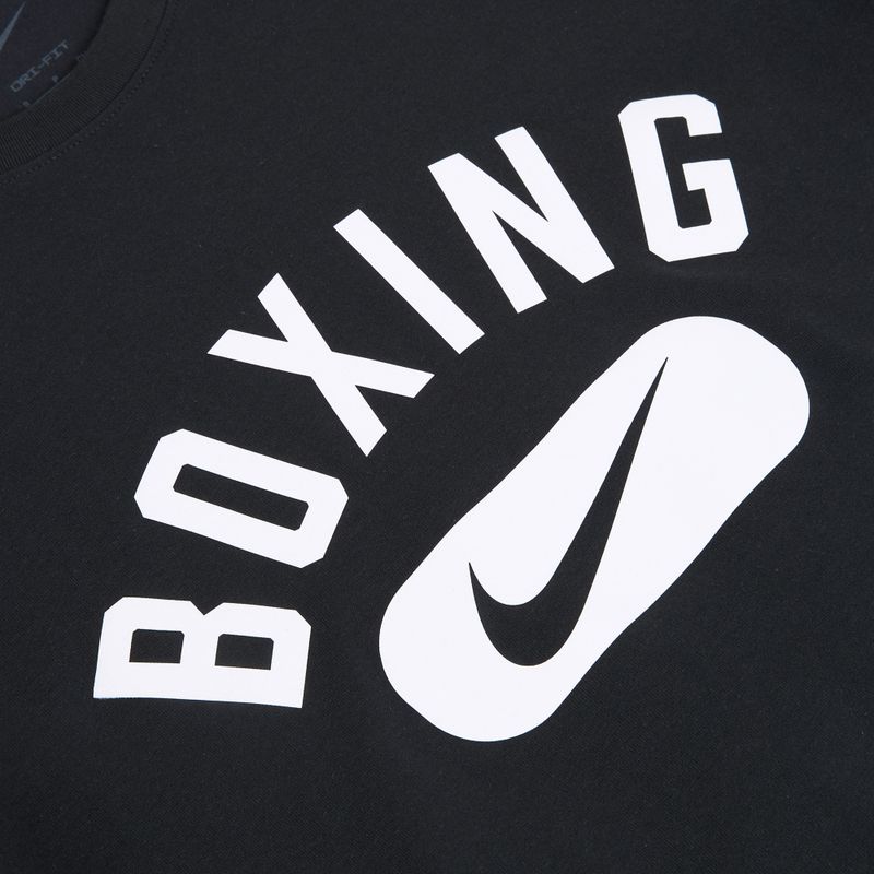 Футболка для тренувань чоловіча Nike Boxing Disc DFC black/white 3