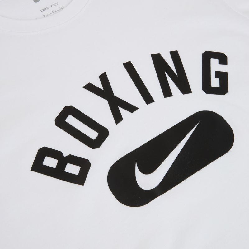 Футболка для тренувань чоловіча Nike Boxing Disc DFC white/black 3