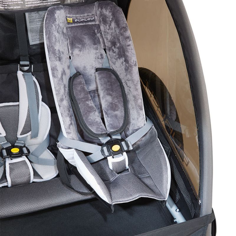 Дитяче сидіння для прицепа Burley Baby Snuggler сірі BU-960158 2