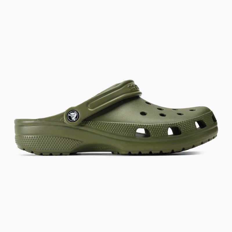 Чоловічі шльопанці Crocs Classic армійські зелені 3