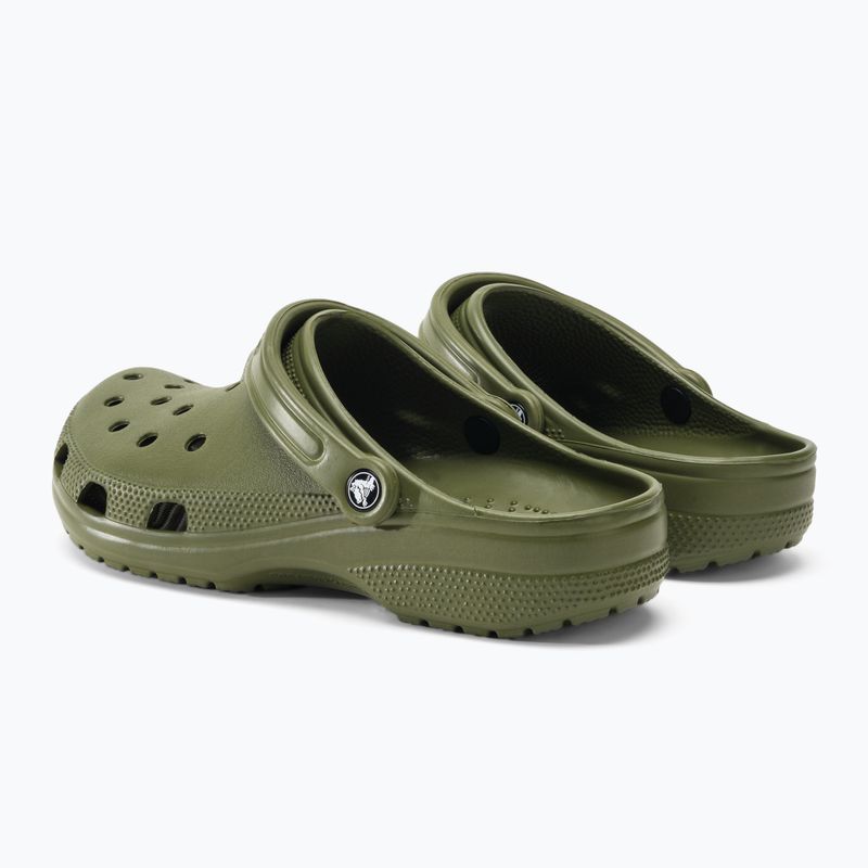 Чоловічі шльопанці Crocs Classic армійські зелені 4