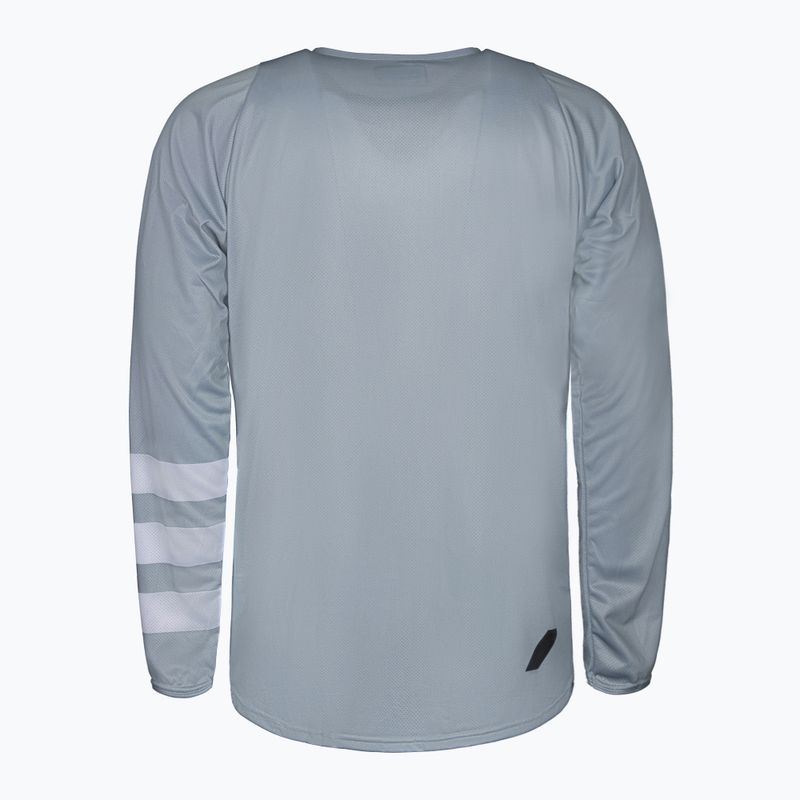 Лонгслів велосипедний чоловічий 100% R-Core Jersey vapor/white 2
