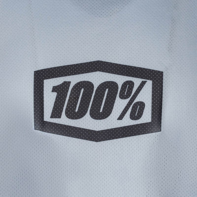 Лонгслів велосипедний чоловічий 100% R-Core Jersey vapor/white 3