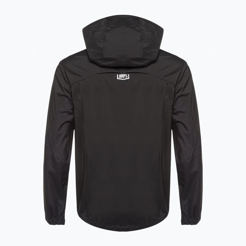 Куртка велосипедна чоловіча 100% Hydromatic Jacket black 2