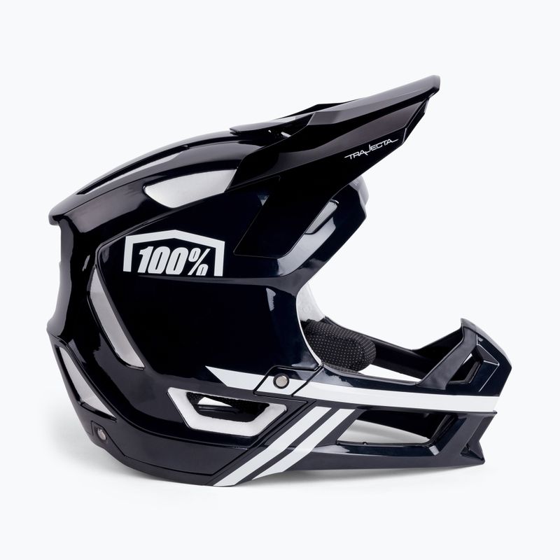 Шолом велосипедний 100% Trajecta Helmet W Fidlock Full Face чорний STO-80021-011-11 4