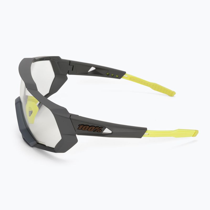 Окуляри велосипедні 100% Speedtrap Photochromic Lens Lt 16-76% чорно-зелені STO-61023-802-01 4