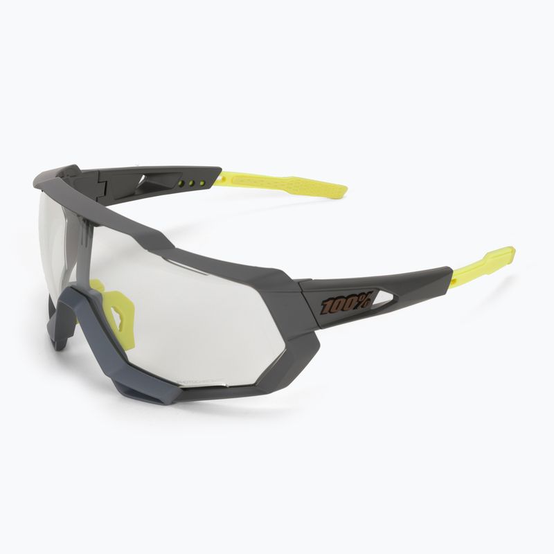 Окуляри велосипедні 100% Speedtrap Photochromic Lens Lt 16-76% чорно-зелені STO-61023-802-01 5
