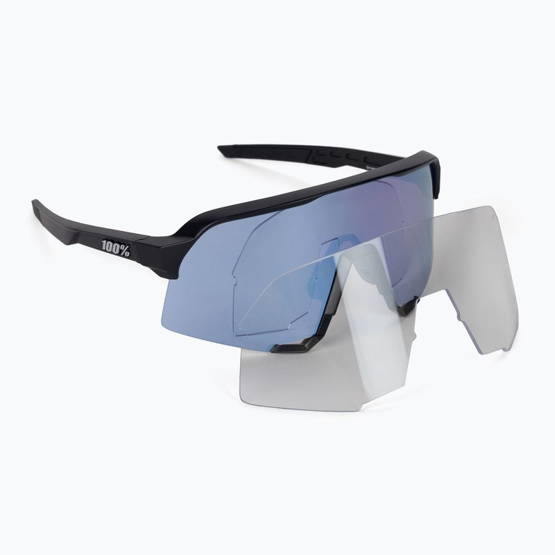Окуляри велосипедні 100% S3 Multilayer Mirror Lens чорні STO-61034-407-01 6