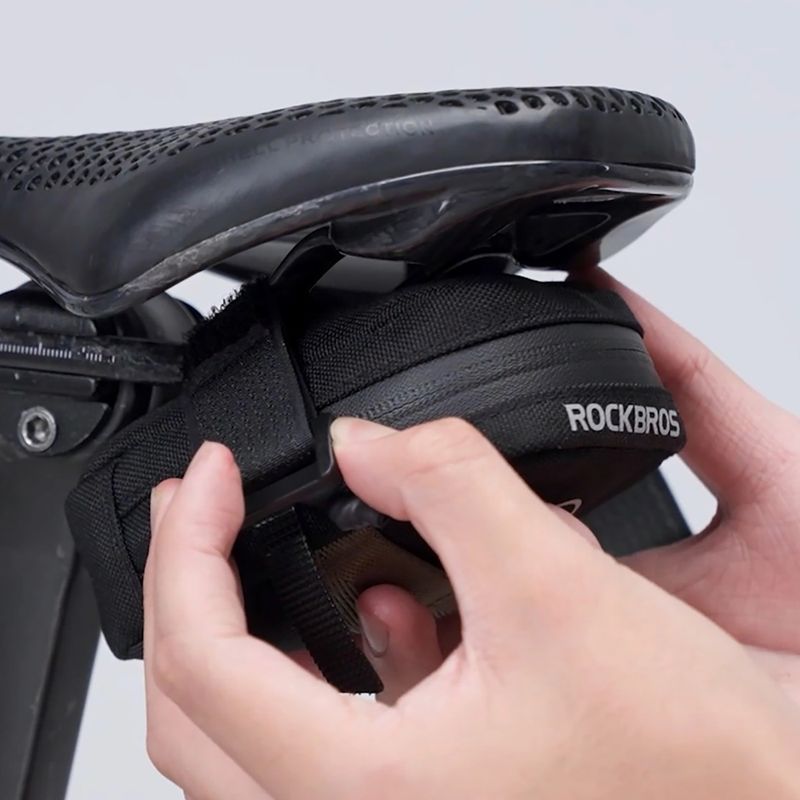 Сумка велосипедна під сідло Rockbros 3013007901 Bike Saddle Bag black 3
