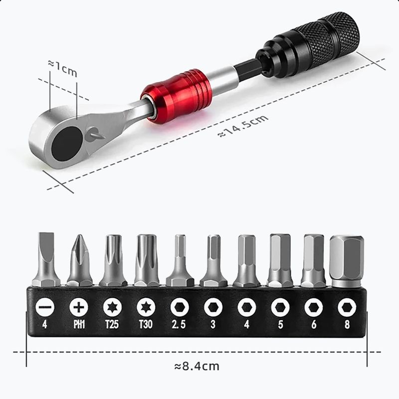 Ключ велосипедний Rockbros 43210049001 Repair Tool 10in1 11