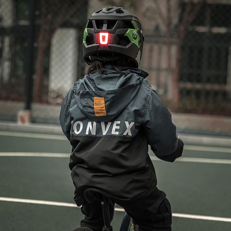 Шолом велосипедний дитячий Rockbros 10110061003 Kids Helmet black/ti-green 4