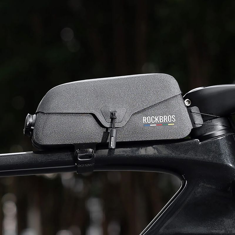 Сумка велосипедна на раму Rockbros 30120123002 Road to Sky Frame Bag Magnetic L 0,9 l black 7