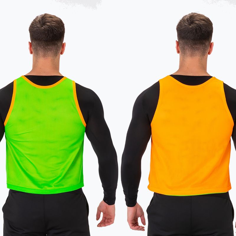 Маркери футбольні Joma Reversible Training Bib fluor orange/fluor green 4