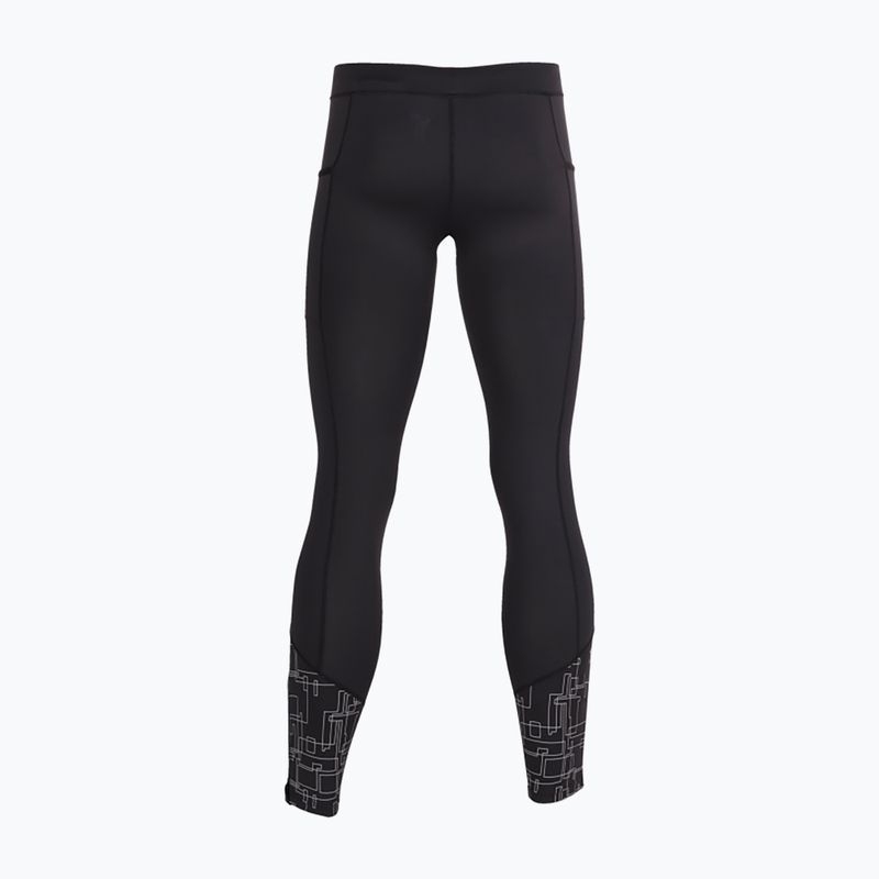 Легінси для бігу чоловічі Joma Elite VIII Long Tights чорні 101925.100 2