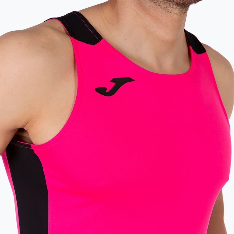 Танк топ для бігу чоловічий Joma Record II fluor pink/black 5