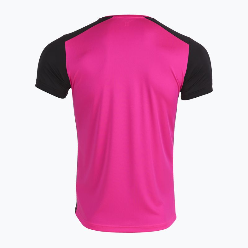 Футболка для бігу чоловіча Joma Record II fluor pink/black 10
