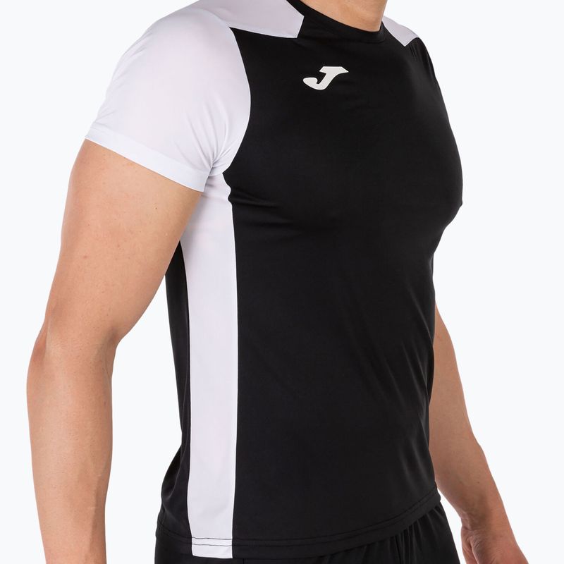 Футболка для бігу чоловіча Joma Record II black/white 5