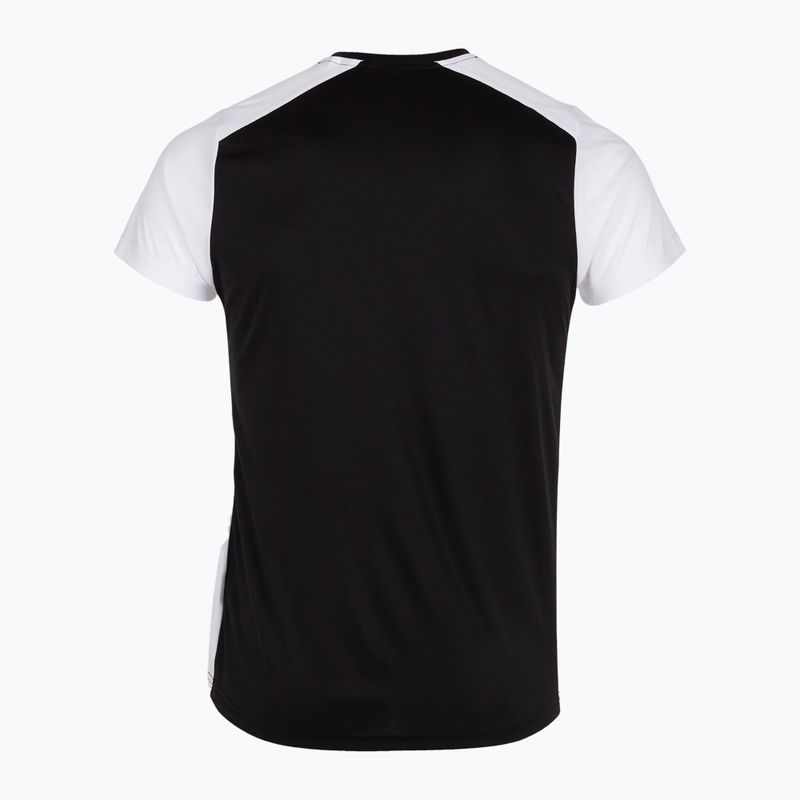 Футболка для бігу чоловіча Joma Record II black/white 8