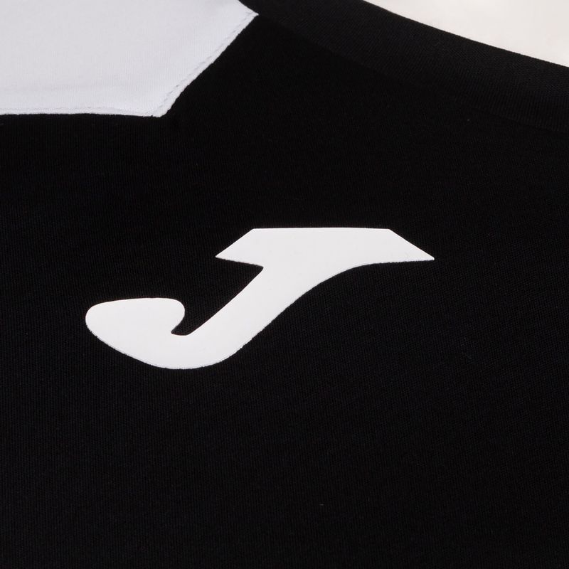 Чоловіча бігова футболка Joma Record II чорно-біла 9