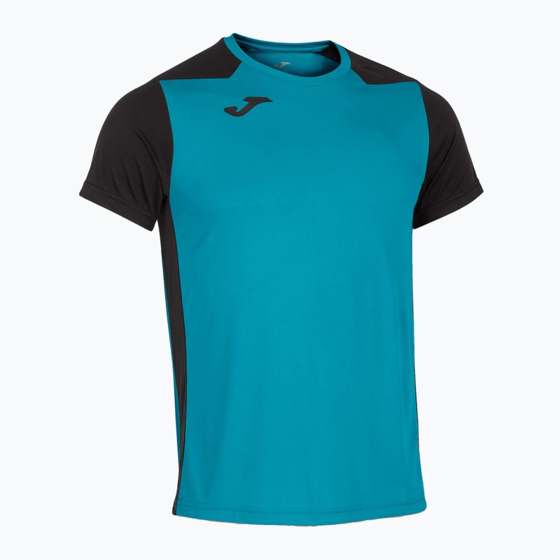 Футболка для бігу чоловіча Joma Record II turquoise black 9