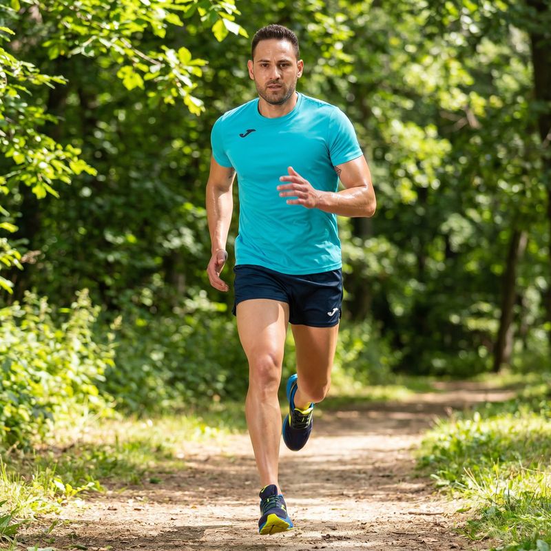 Футболка для бігу чоловіча Joma Record II fluor turquoise 9