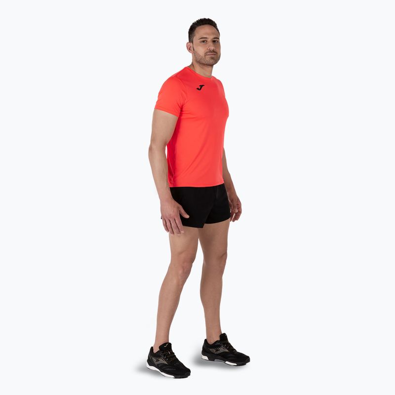 Чоловіча бігова сорочка Joma Record II фтор кораловий 5