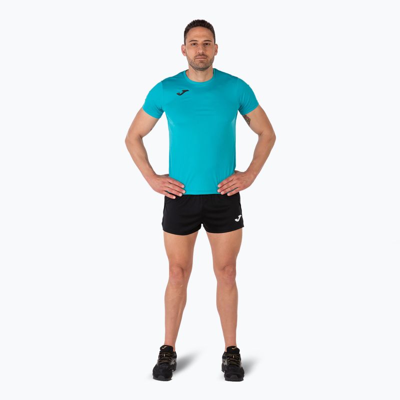 Футболка для бігу чоловіча Joma Record II turquoise 2