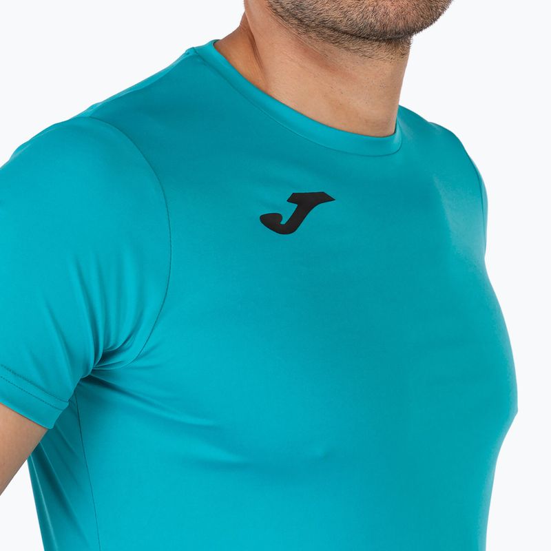 Чоловіча бігова сорочка Joma Record II бірюзова 6