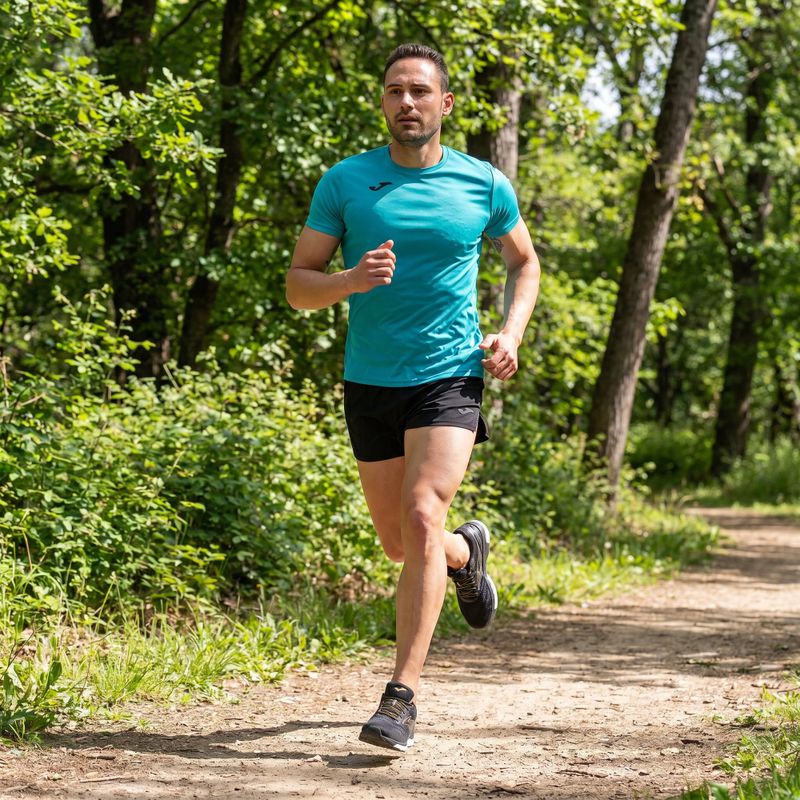 Футболка для бігу чоловіча Joma Record II turquoise 10