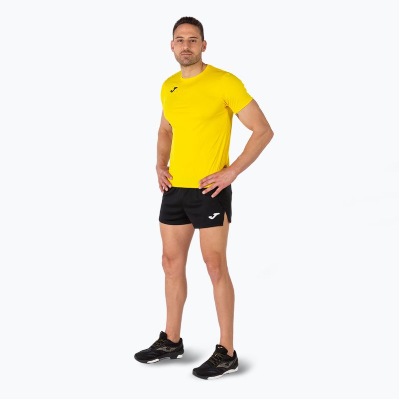 Чоловіча бігова футболка Joma Record II жовта 4