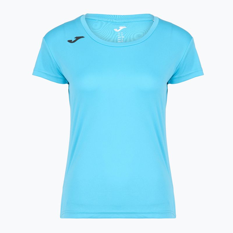 Футболка для бігу жіноча Joma Record II fluor turquoise 4