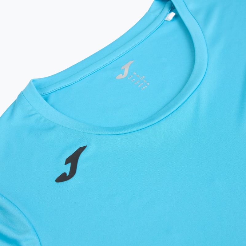 Футболка для бігу жіноча Joma Record II fluor turquoise 6