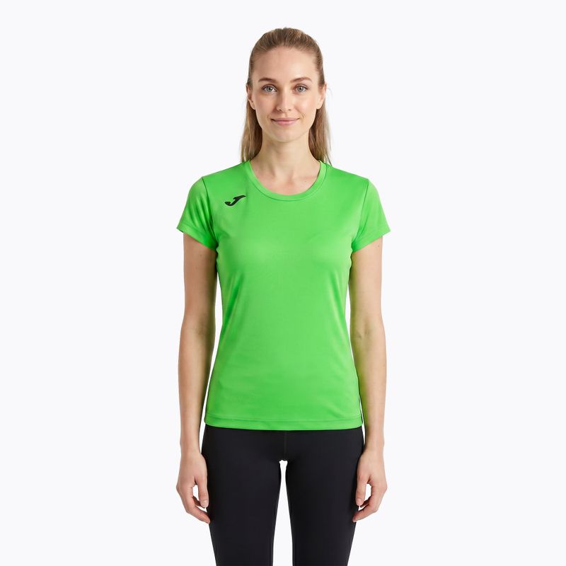 Футболка для бігу жіноча Joma Record II fluor green