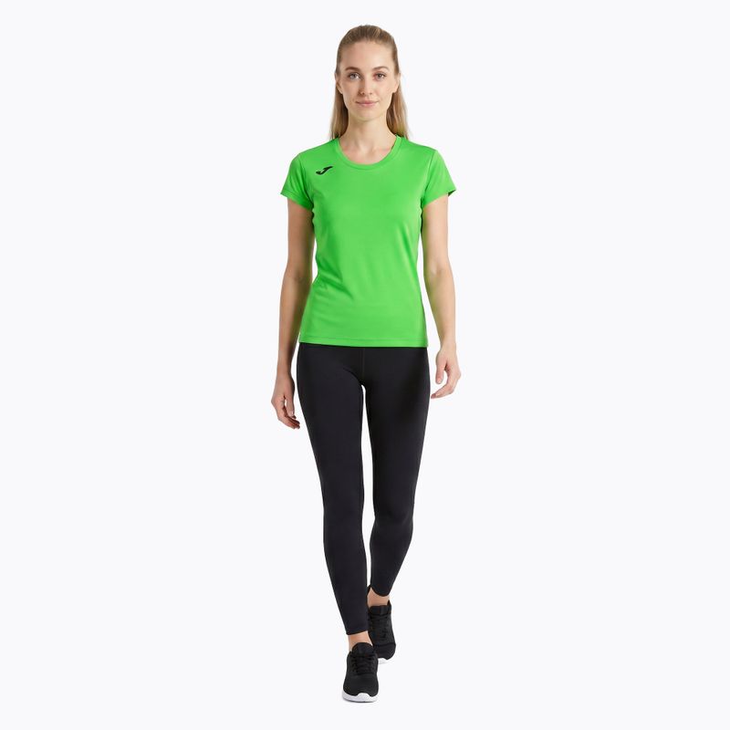 Футболка для бігу жіноча Joma Record II fluor green 2