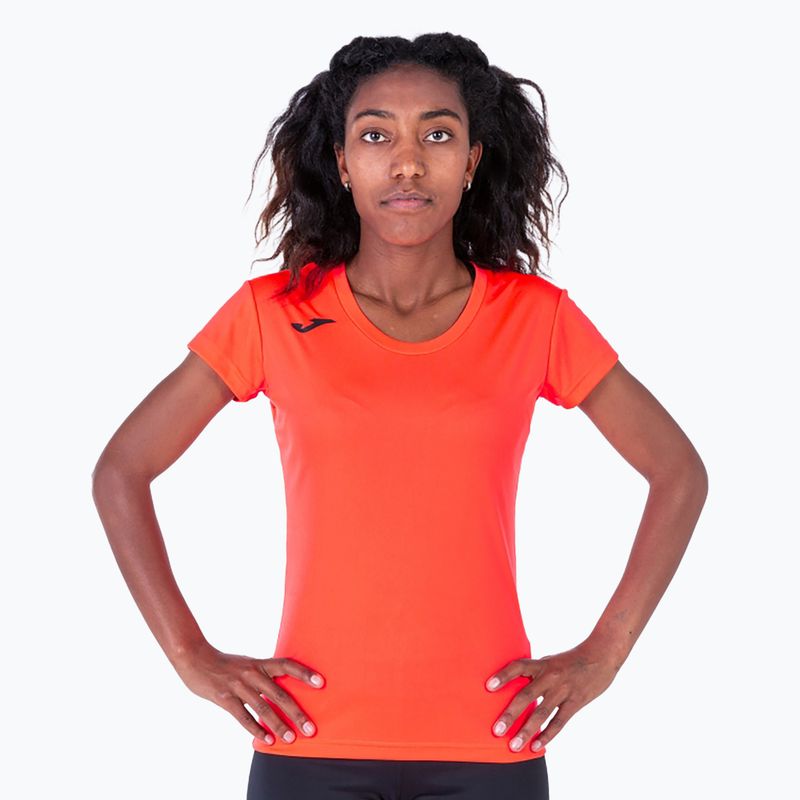 Футболка для бігу жіноча Joma Record II fluor coral