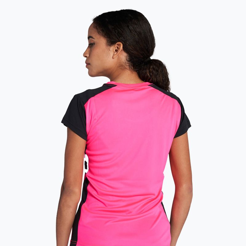 Футболка для бігу жіноча Joma Record II fluor pink/black 3