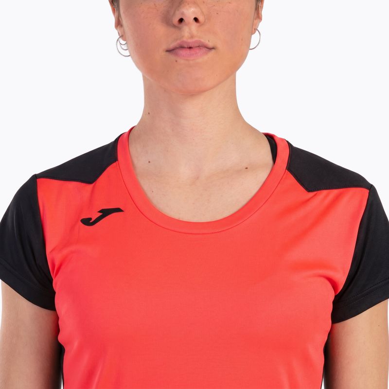 Футболка для бігу жіноча Joma Record II fluor coral/black 18