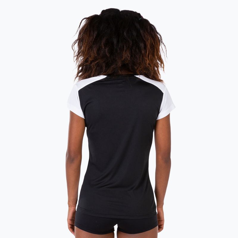 Футболка для бігу жіноча Joma Record II black/white 3
