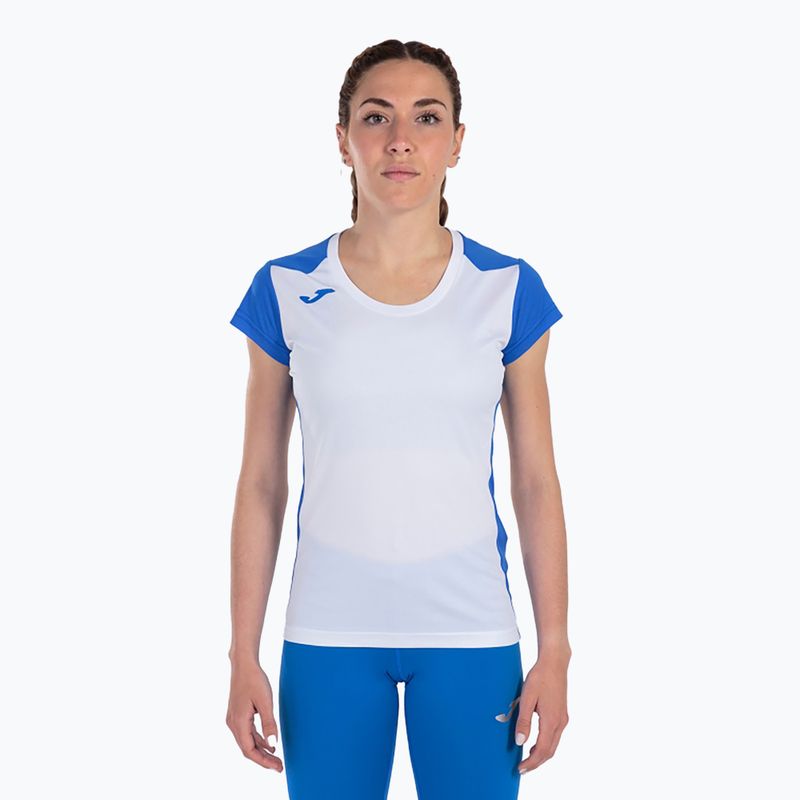 Футболка для бігу жіноча Joma Record II white/royal