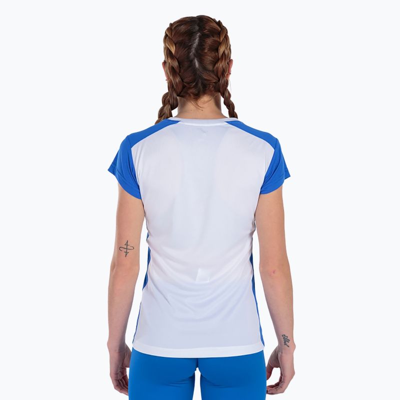 Футболка для бігу жіноча Joma Record II white/royal 4