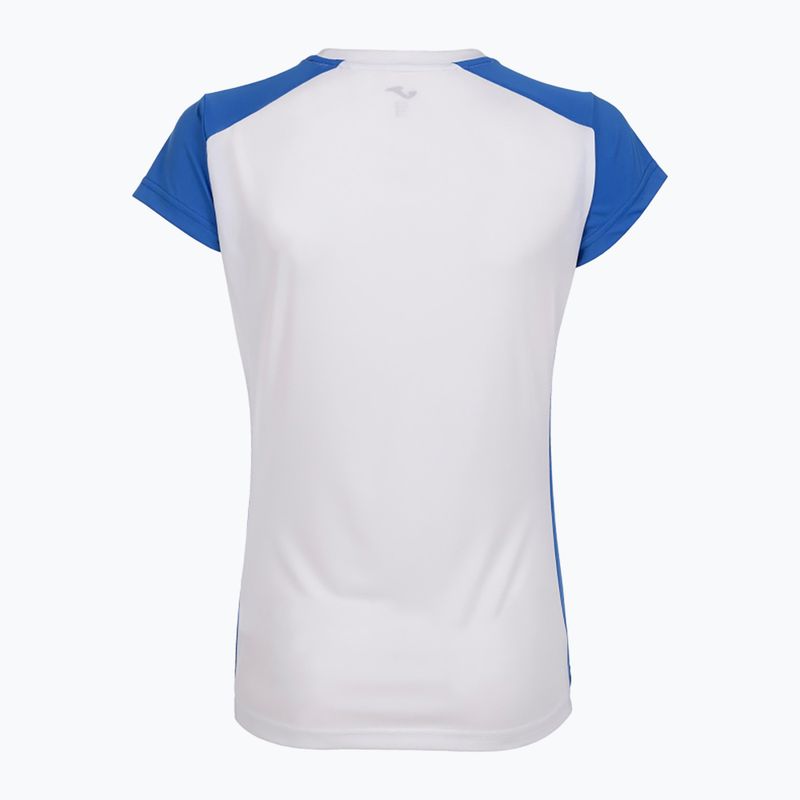 Футболка для бігу жіноча Joma Record II white/royal 7